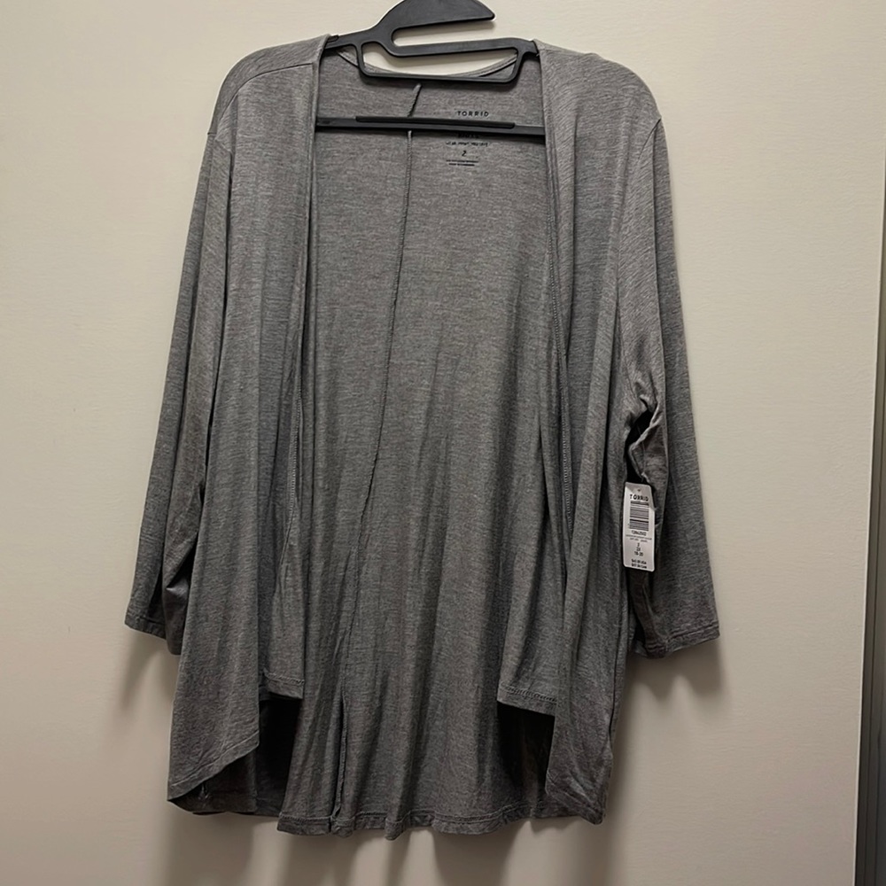 NWT Heather gray cardigan